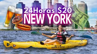 Reto a Fátima de Misias Pero Viajeras ¡Presupuesto de 20 en Nueva York ¿Qué comer tomar y hacer [upl. by Narud]