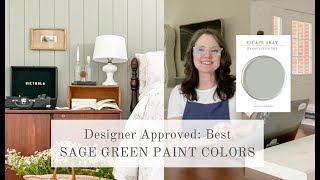 Designer Approved BEST SAGE GREEN PAINT COLORS [upl. by Audrey13]