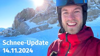 SchneeUpdate ❄️ aus Tirol Österreich im November 2024 [upl. by Lakym653]