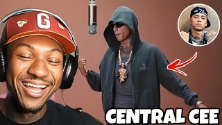 EPIC NEW CENTRAL CEE FREESTYLE Central Cee  A Colors Show Freestyle REACTION [upl. by Irafat]