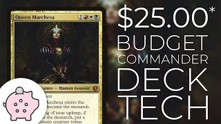 Queen Marchesa  EDH Budget Deck Tech 25  Control  Magic the Gathering  Commander [upl. by Zsamot]