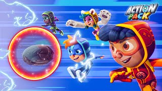 🧐Mason Impossible Mission  Action Pack  Superhero Cartoon for Kids  Moonbug Kids [upl. by Sarena]