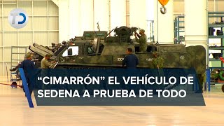 Elementos de SEDENA diseñaron y fabricaron “Cimarrón” vehículo a prueba de todo [upl. by Aramal905]