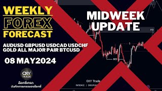 Weekly forecast Update บทวิเคราะห์ Forex ทองคำ BTC 080524 [upl. by Norwood544]