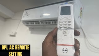 Bpl ac remote control [upl. by Scott863]