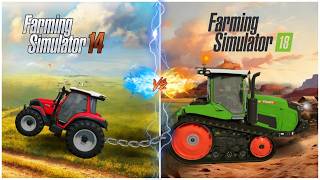 Fs 14 To Fs 18 Graphics Evaluation  Farming Simulator Games fs14 fs18 [upl. by Nonnac66]