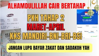 MALAM INI PKH TAHAP 2 MARET APRIL CAIR KKS MANDIRI BNI BRI BSI SALDO MASUK BERTAHAP [upl. by Roxy227]