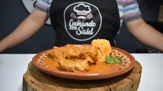 CABRITO EN SALSA 🍅 receta secreta  Cocinando con Saúl [upl. by Terena]