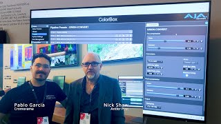 Algorithmic HDR to SDR and SDR to HDR Conversions with AJA ColorBox and the ORIONCONVERT pipeline [upl. by Einttirb]