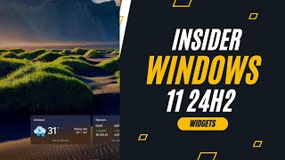 Windows 11 Insider 261201252 Widgets en la pantalla de bloqueo😍🥰 [upl. by Dduj359]