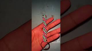 Boondoggle keychain 1million art artandcraft 500subs diy boondoggle rexlace [upl. by Eramal]