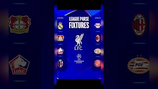 UEFA CHAMPIONS LEAGUE PHASE DRAW 20242025 [upl. by Kennet262]