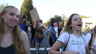 AntiTrump protests in Santa Rosa [upl. by Dlaregztif79]