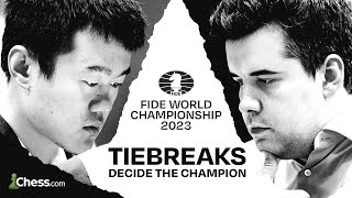 Ding vs Nepomniachtchi It All Comes Down To Tiebreaks  FIDE World Championship 2023  FINAL [upl. by Campagna]