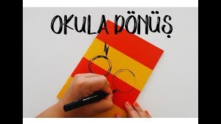 Okula Dönüş Projeleri1 DIY Potter DefterKalemlik BACK TO SCHOOL [upl. by Bald]