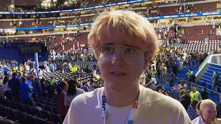 Wisconsin delegate at DNC says he voted quotpresentquot due to concerns on Gaza [upl. by Durrace]