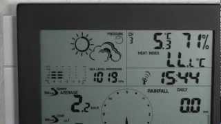 Alecto WS3500 Weather Station Part 4  Console [upl. by Leandra]