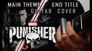 The Punisher Netflix Main Theme amp End Title  Guitar Cover [upl. by Odlanra]