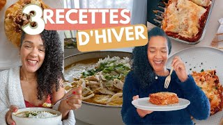 🍎 3 Recettes Que Lon Ne Fait Quen HIVER  Repas Équilibrés Gourmands Et De saison [upl. by Anesusa807]