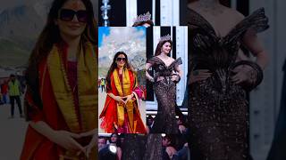 Urvashi rautela Ramp walk  Kedarnath temple urvashirautela bollywood shorts kuchbhi50505 [upl. by Giaimo149]