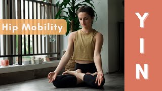 10 Minute Yin Yoga Better Hip Mobility [upl. by Shelley887]