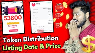 Tomarket Token distribution start 🔥 tomarket listing date amp price confirm tomarket price prediction [upl. by Nyladnewg369]