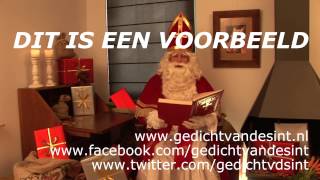 Video gedicht sinterklaas vriendin van vrouw voorbeeld Sinterklaasgedicht [upl. by Aerdnaid]