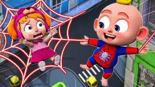 Baby Spider Man Rescue 🤩 My Mommy Is A Superhero  Baby Songs  Nursery Rhymes amp Toddler Songs [upl. by Carole]