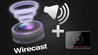 Wirecast Tutorial Video mit Sound verbinden [upl. by Healey]