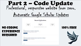 Part 2 Script fix Automatic Google Scholar Updates [upl. by Caine249]