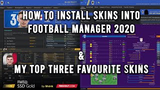 FM20  SKINS  HOW TO INSTALL SKINS ON FOOTBALL MANAGER 2020  TUTORIAL [upl. by Salokcin]