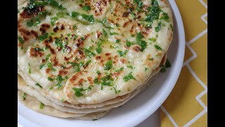 Cheese Naan Recipe  Recette de Naan au Fromage [upl. by Sakul]