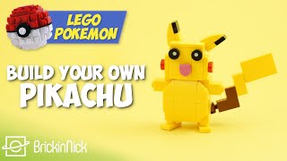 How to build Pikachu  LEGO Pokemon Tutorial [upl. by Barbara]