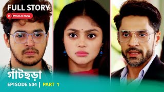 Episode 534  Part 1  গাঁটছড়া । সোম  রবি 1030 PM [upl. by Leopoldeen]