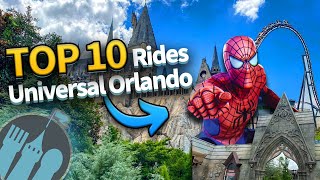 TOP 10 Rides at Universal Orlando [upl. by Mylander]