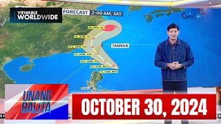 Unang Balita sa Unang Hirit OCTOBER 30 2024 HD [upl. by Burkhard]