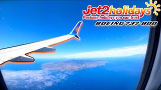 4K 60FPS Jet2Holidays Boeing 737800  Liverpool  Tenerife South April 2024 [upl. by Worth376]