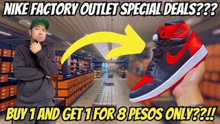 8 PESO DEALS ANG DAMENG JORDANS SA NIKE FACTORY OUTLET [upl. by Elyagiba591]