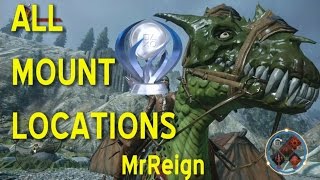 Dragon Age Inquisition  All Mount Locations  Exotics  Dracolisks  Harts  Horses [upl. by Jovi]