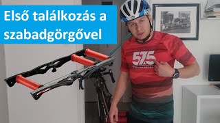 Szabadgörgő első próbálkozások  Tridióták triatlon szabadgörgő görgő [upl. by Petersen725]