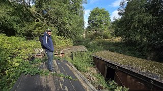 We Found Some OLD TRAIN CARRIAGES Abandoned Places UK [upl. by Genesia]