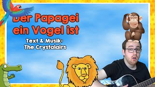 Der Papagei ein Vogel ist Inge Dinge Dinge M amp T The Crystalairs  MITMACHLIED [upl. by Aivyls]