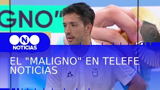 EL quotMALIGNOquot TORRES en Telefe Noticias quotCompito pero también me diviertoquot [upl. by Orlando]