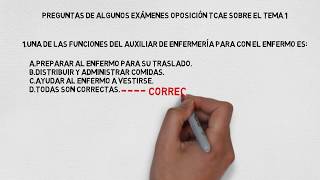 11 PREGUNTAS ESENCIALES TEMA 1 OPOSICIÓN AUXILIAR DE ENFERMERÍA 💉📖 [upl. by Atiniuq]