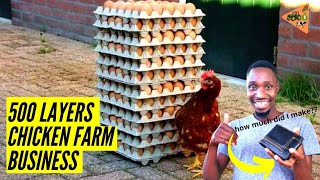 How to START a 500 Layers Chicken farm from Scratch  500 layers chicken business plan [upl. by Meluhs]