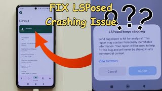 UPDATED  Fix Lsposed Crashing issue on Android 14 Devices lsposed smartphone [upl. by Hallett194]