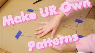 ✏️ 3 Minute Guide to Home Made Sewing Patterns 📐 [upl. by Noxaj]