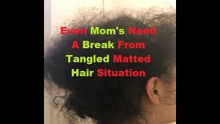 How To Effectively Detangle Matted Hair Without Cutting  How To Untangle Matted Hair in 3 HRS [upl. by Ainsworth]