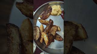 Potato wedges in air fryer [upl. by Newnorb]