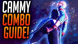 STREET FIGHTER 6 CAMMY COMBOS Starter Combo Guide [upl. by Ardnuahc]